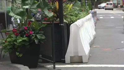 Boston police investigating hit-and-run after car hits outside table at restaurant