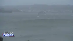 Gusting winds battering Scituate