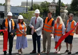 'Getting here just got a whole lot easier': Naperville celebrates Washington Street bridge opening